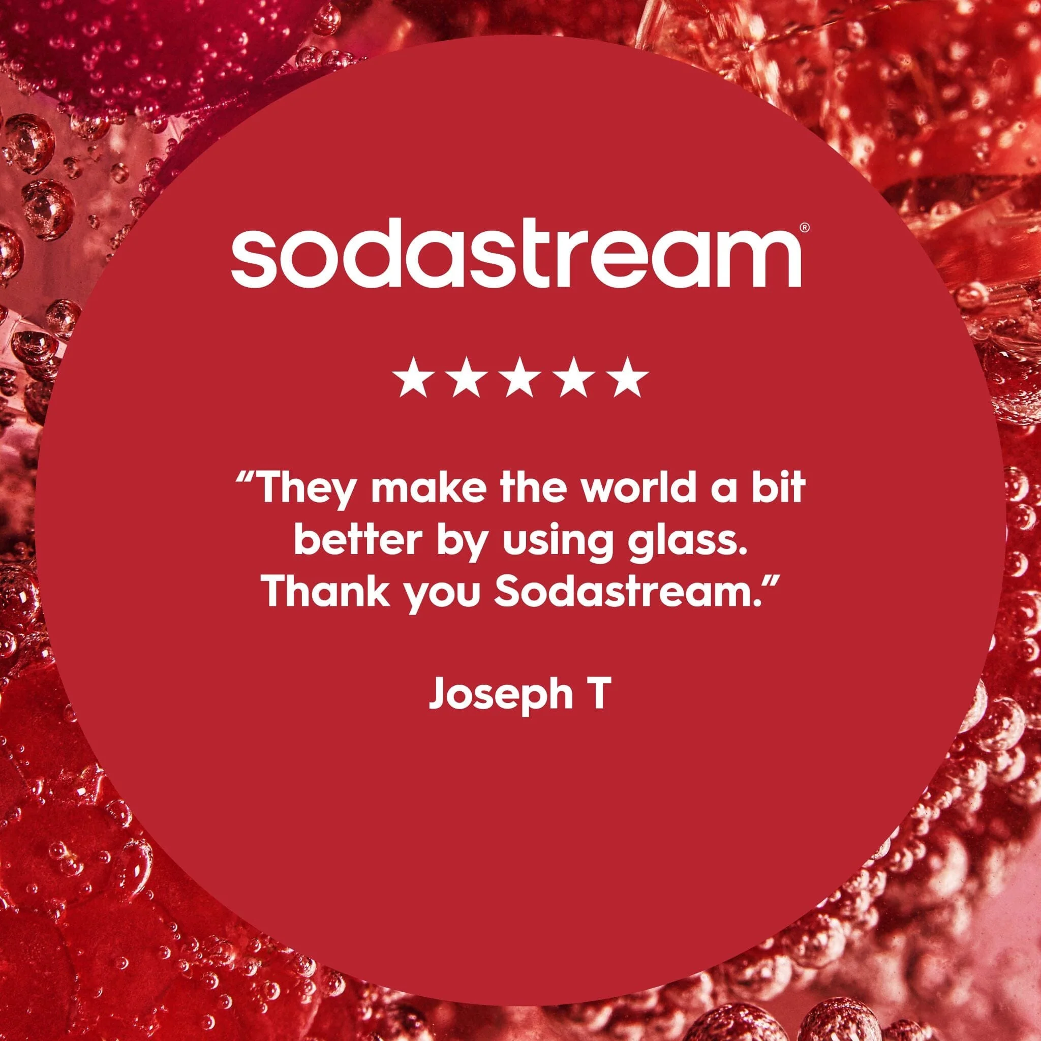 Sodastream DUO® Glass Sparkling Water Bottle 1L - Image 3