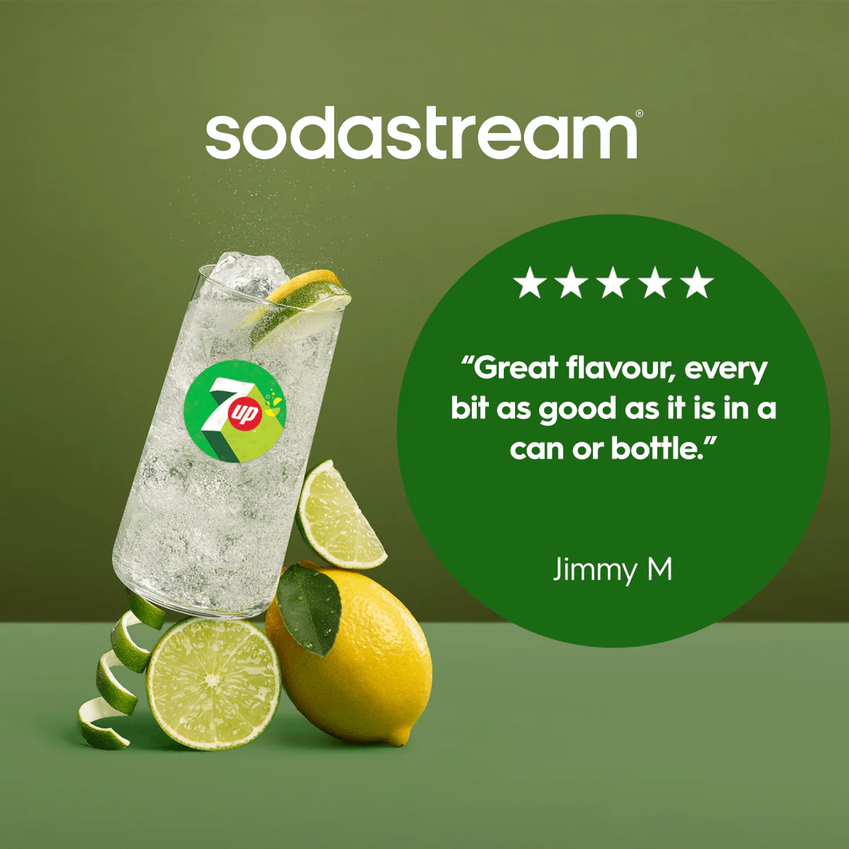 Sodastream 7UP® Zero Sugar 6 Pack Syrup Drink Mix 440ml - Image 4