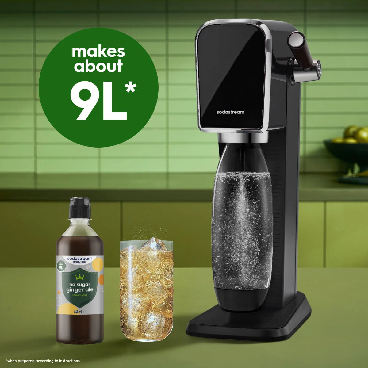 Sodastream Classics® No Sugar Ginger Ale Syrup Drink Mix 440ml - Image 2