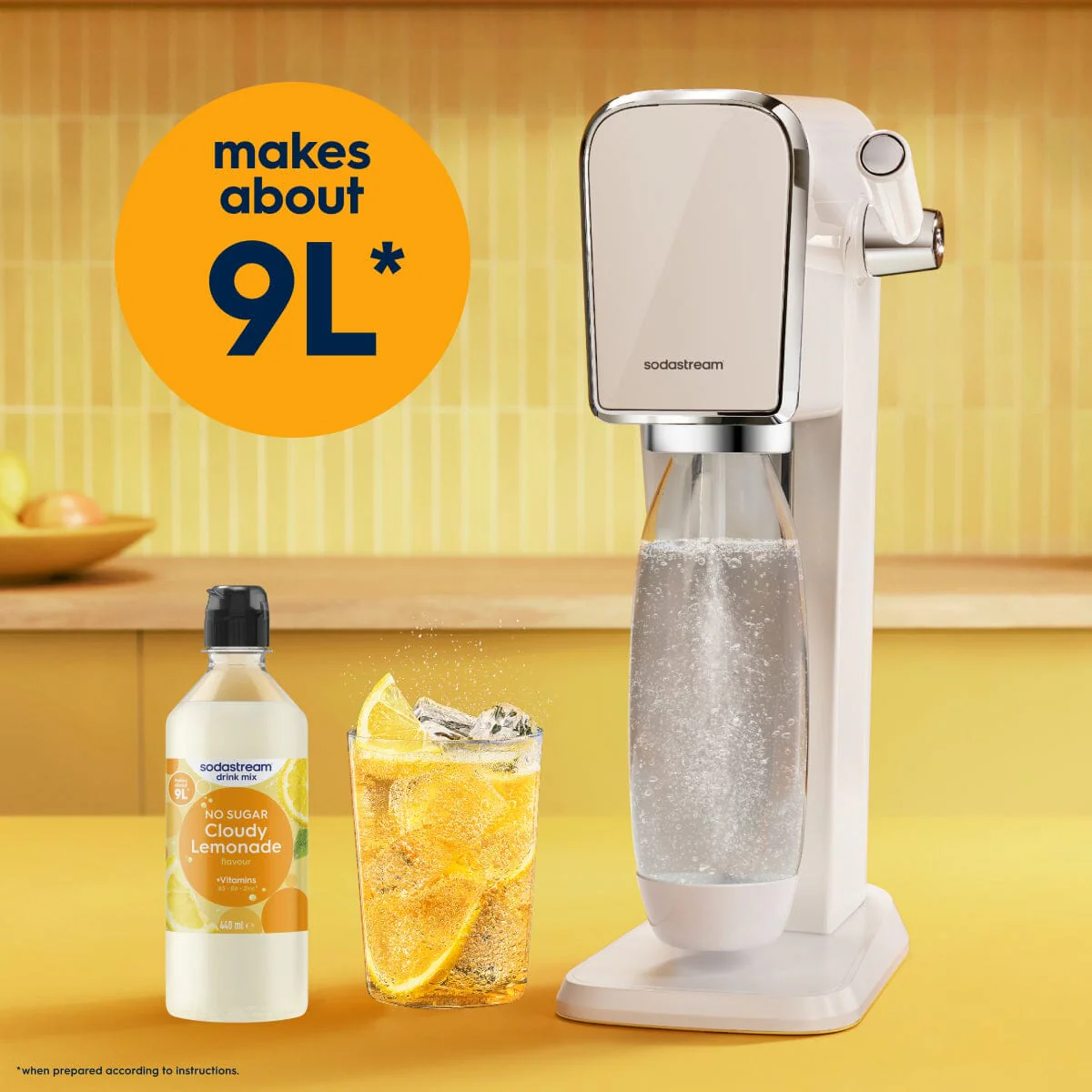Sodastream Classics Cloudy Lemonade 6 Pack Sugar Free Syrup Drink Mix 440ml - Image 8