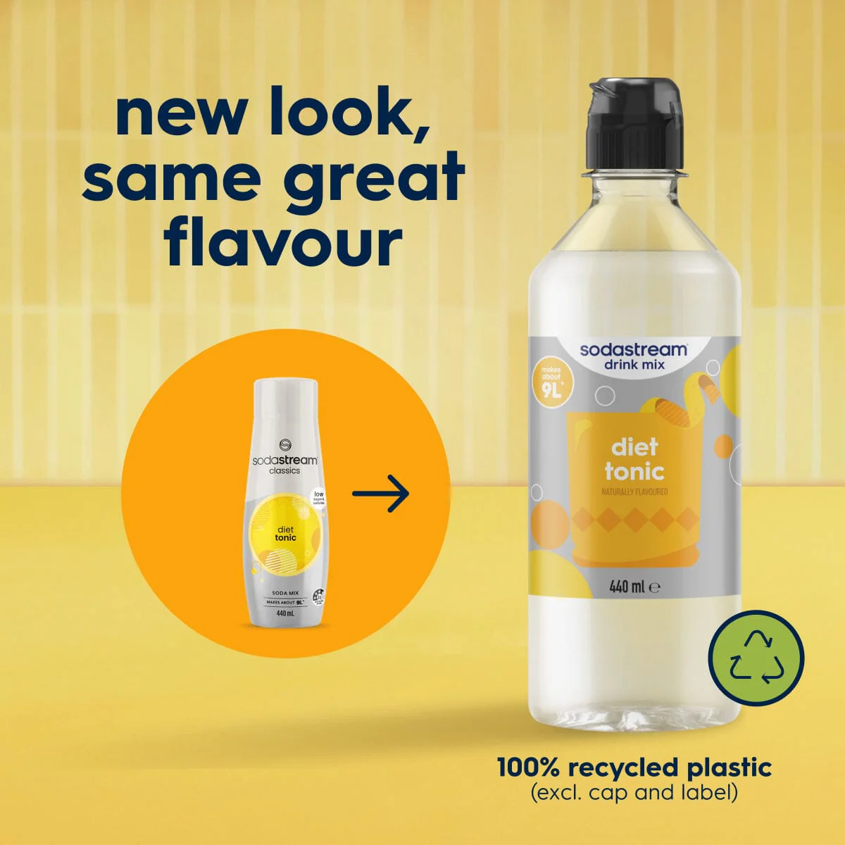 Sodastream Classics Diet Tonic 6 Pack Syrup Drink Mix 440ml - Image 2