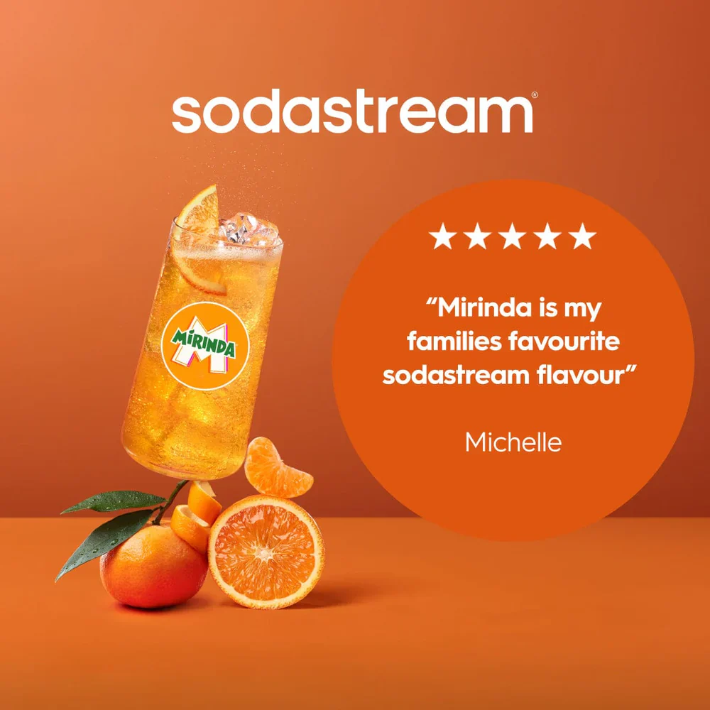 Sodastream Diet Mirinda® Orange 6 Pack Syrup Drink Mix 6 x 440ml - Image 6