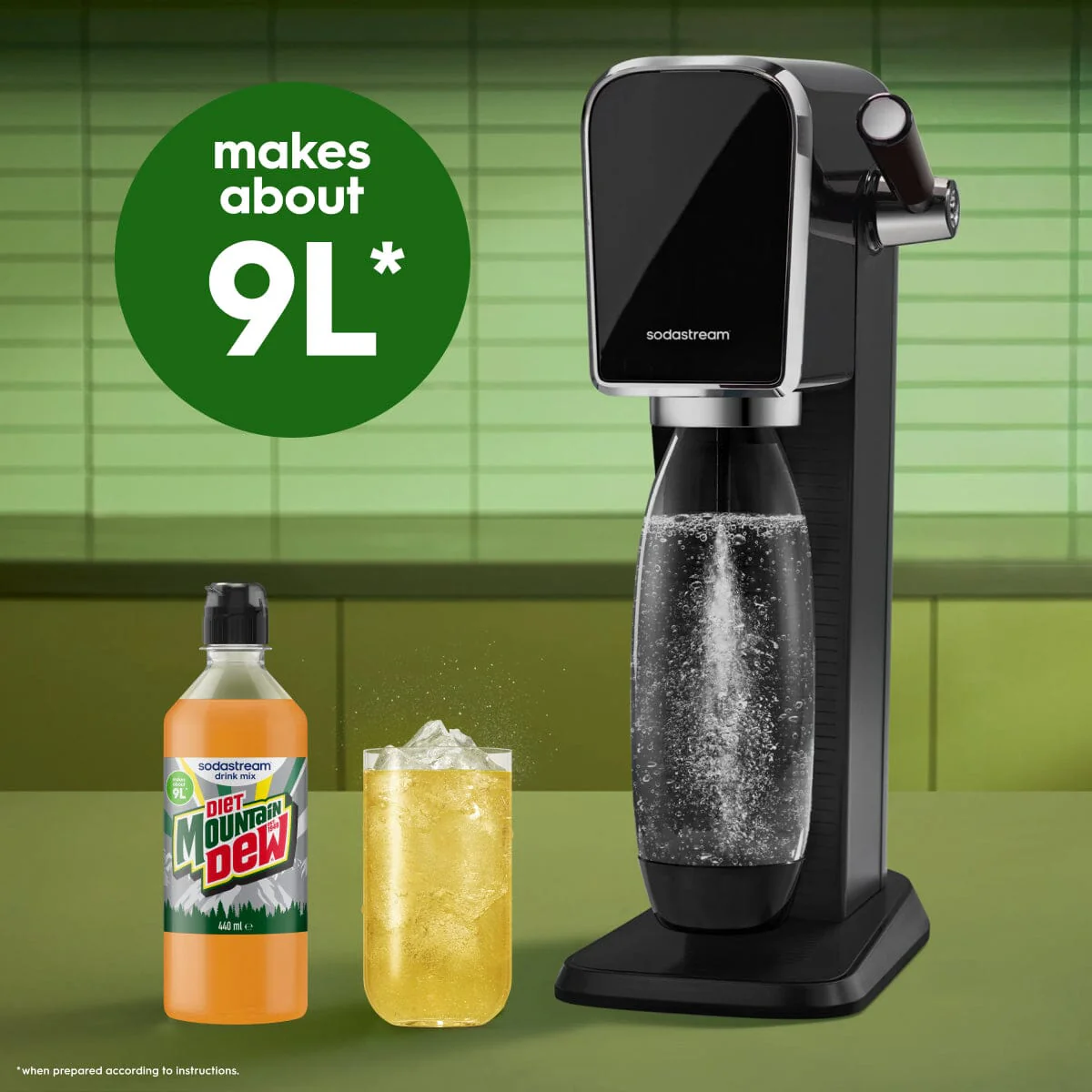 Sodastream Diet MTN DEW® Zero Sugar Syrup Drink Mix 440ml - Image 8