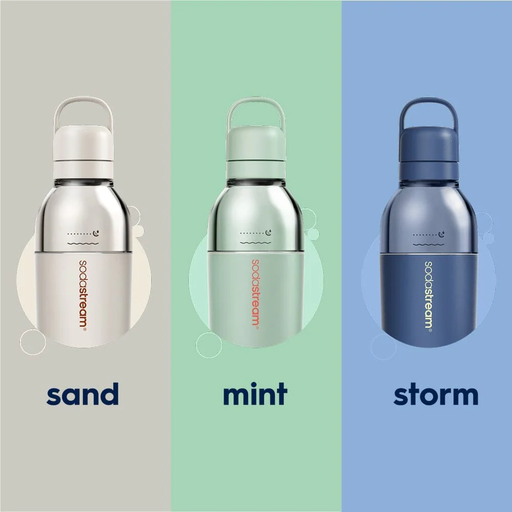 Sodastream Fizz & Go® Easy Mix Sparkling Water Bottle Mint 710 ml - Image 7