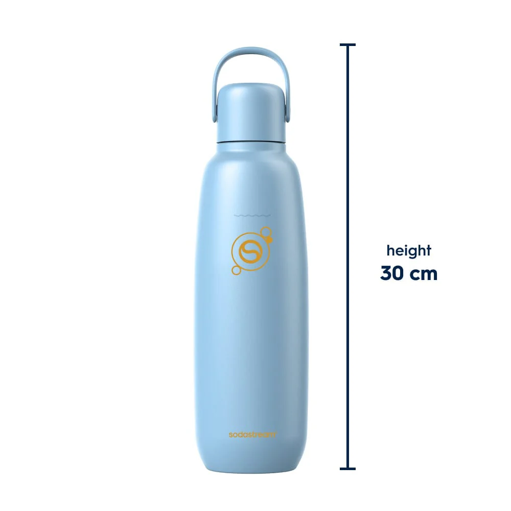 Sodastream Fizz & Go® Insulated Stainless Steel Sparkling Water Bottle Ice 0.9L - Image 7