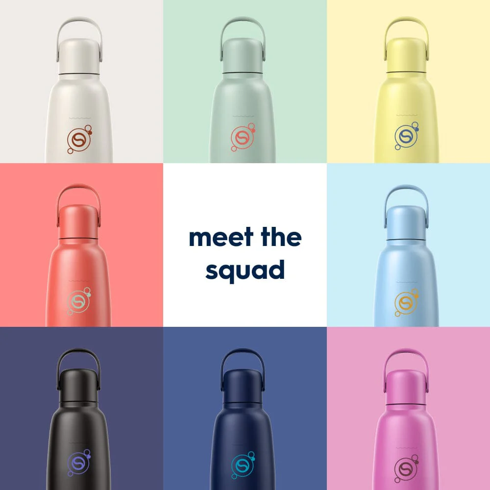 Sodastream Fizz & Go® Insulated Stainless Steel Sparkling Water Bottle Lemon Zest 0.9L - Image 7