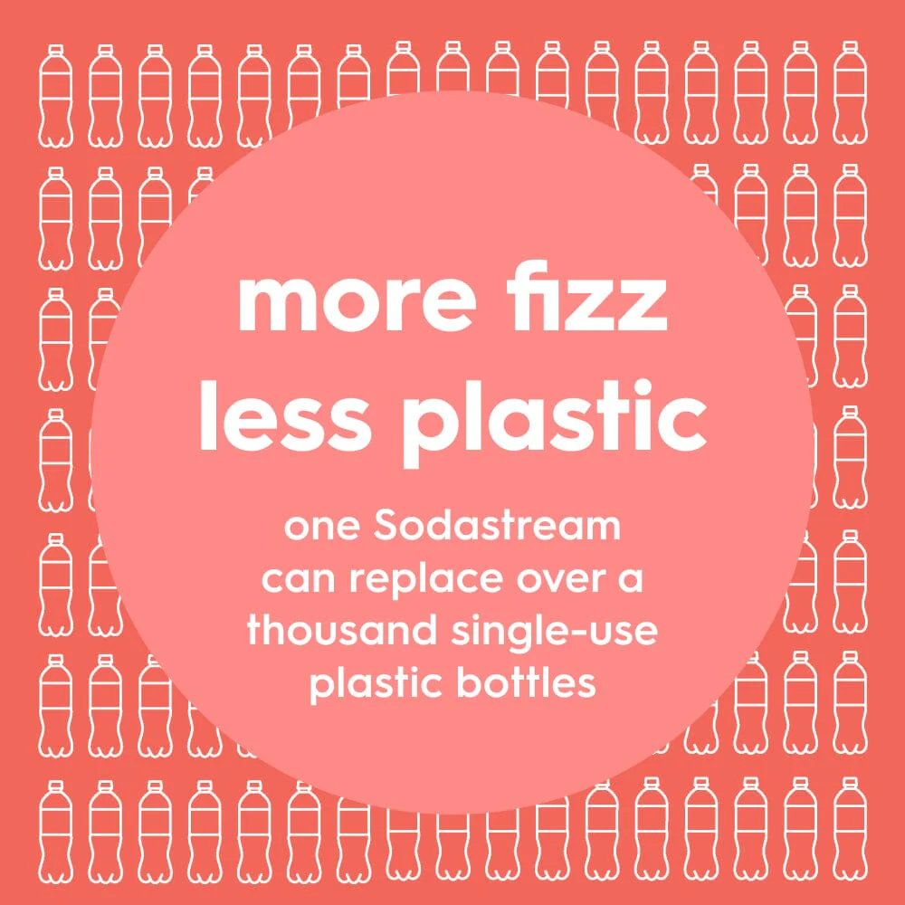 Sodastream Fizz & Go® Insulated Stainless Steel Sparkling Water Bottle Papaya 0.9L - Image 3