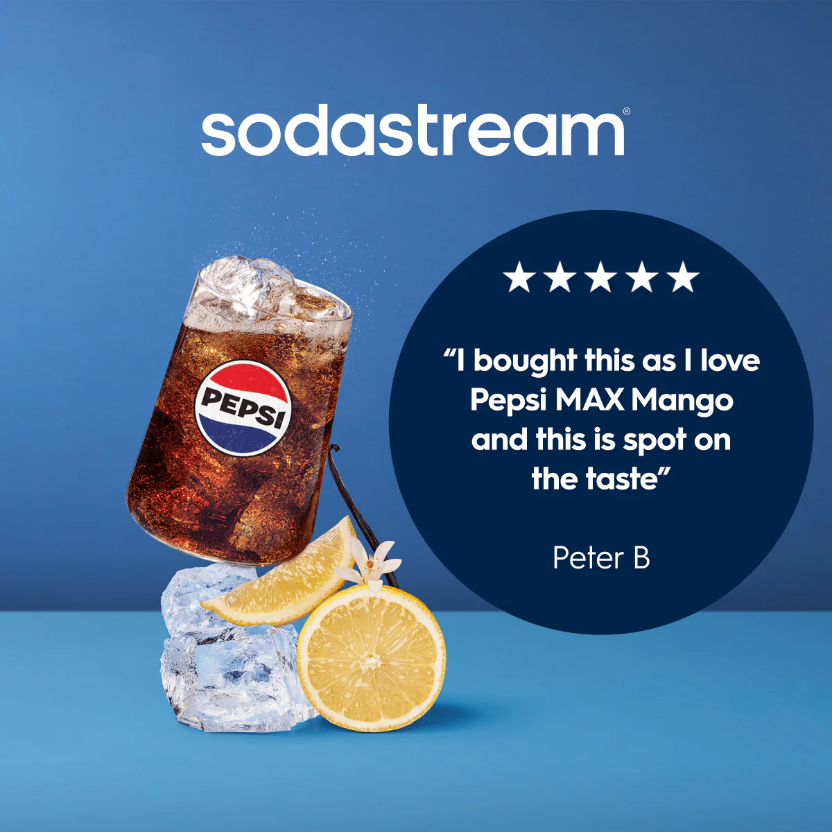 Sodastream Pepsi MAX® Mango 6 Pack Sugar Free Syrup Drink Mix 440ml - Image 6