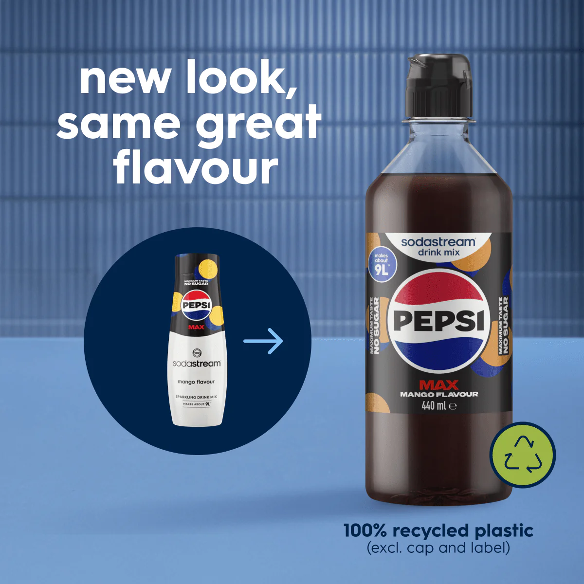 Sodastream Pepsi MAX® Mango Sugar Free Syrup Drink Mix 440ml - Image 2